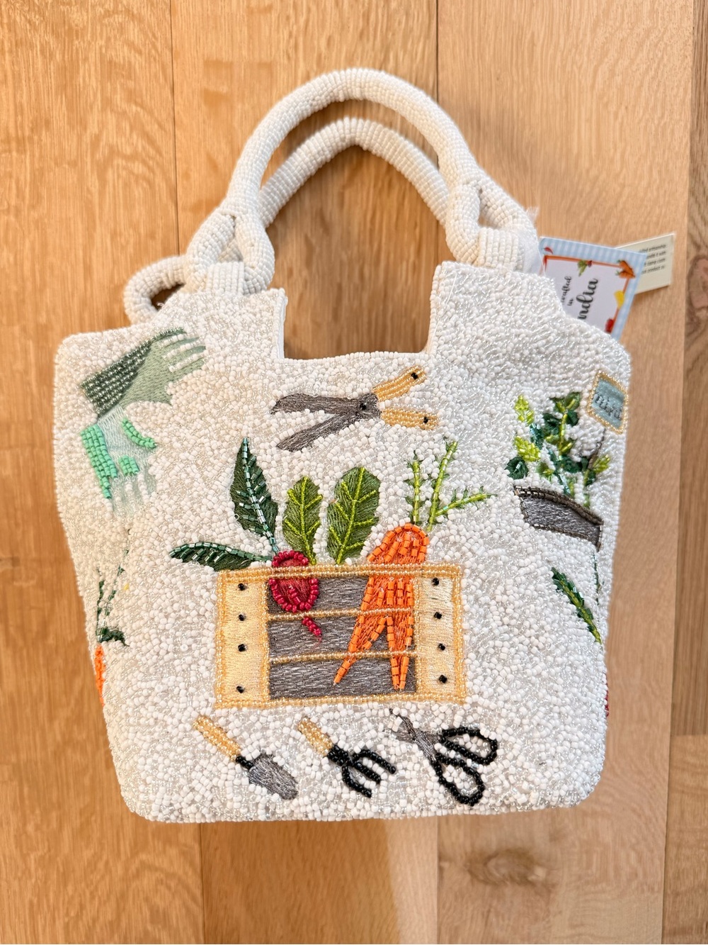 🥕NWT TikTok Viral Beaded Bag Gardening Tools | Made In India